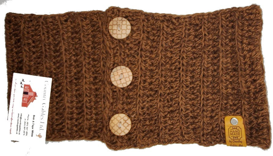 AC45 Alpaca Cowl - Natural Boy Brown