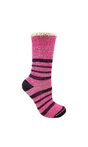 S833 Alpaca Thermal Sock Fushia Ladies Medium