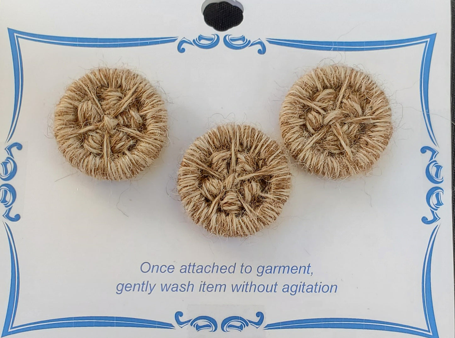 AB116 Alpaca Cream Wheel 2 Button Set