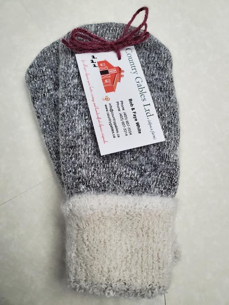 AM10 Alpaca Full Terry Mittens - Country Gables Ltd