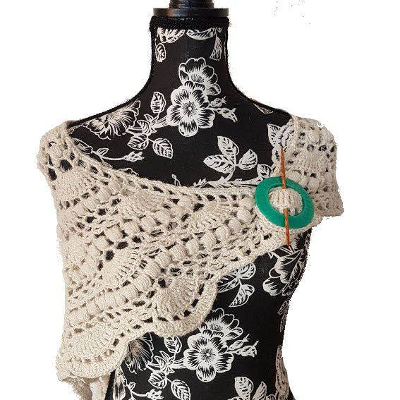 Alpaca Shawl Bobbles