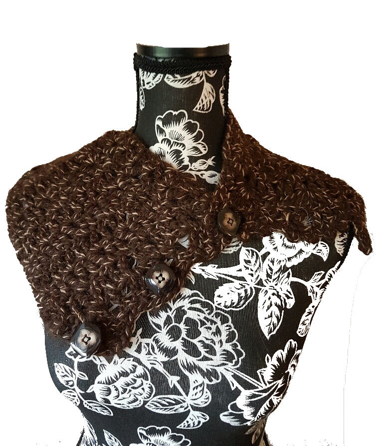 Alpaca Cowl / Merino Buttoned