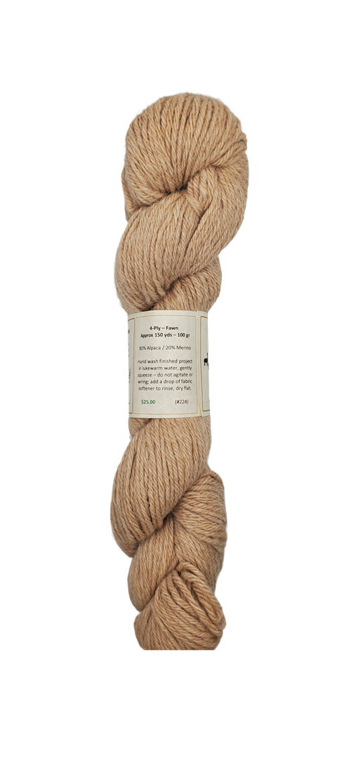 4 Ply Beige Alpaca-Yarn 80%, Merino 20% SKU 224