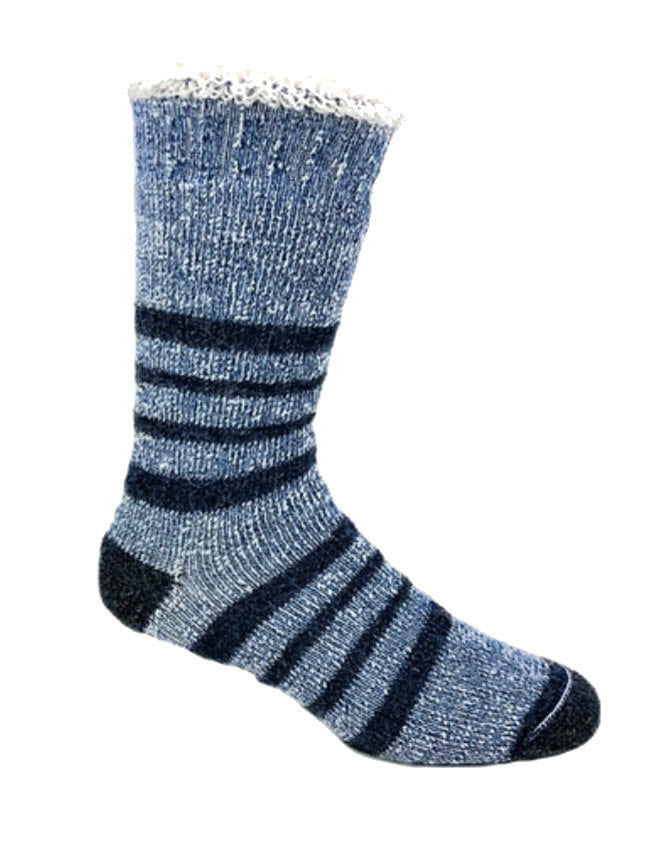 S830 Alpaca tall sock navy