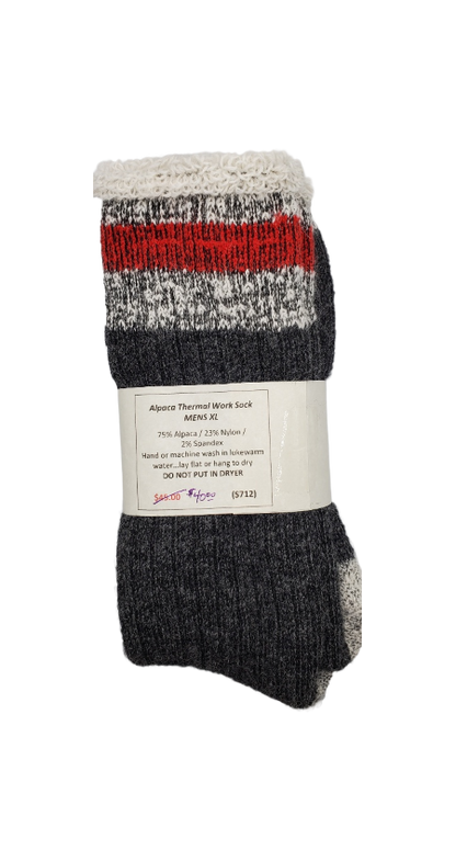 S712 Alpaca Thermal Traditional Sock XL